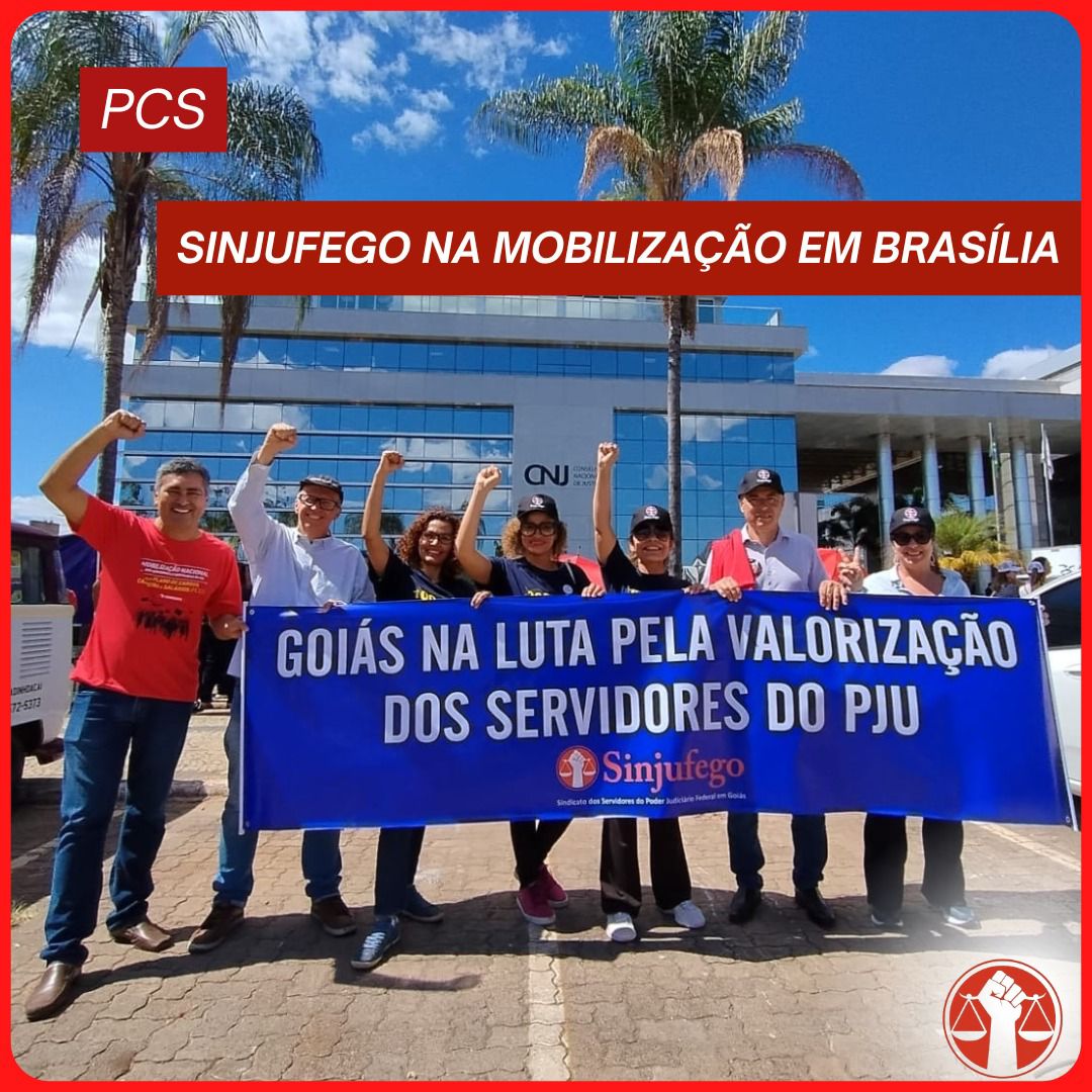 PCS Sinjufego na mobilização em Brasília